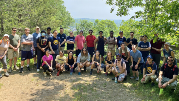 QUIP-RS group photo on the Sleeping Giant