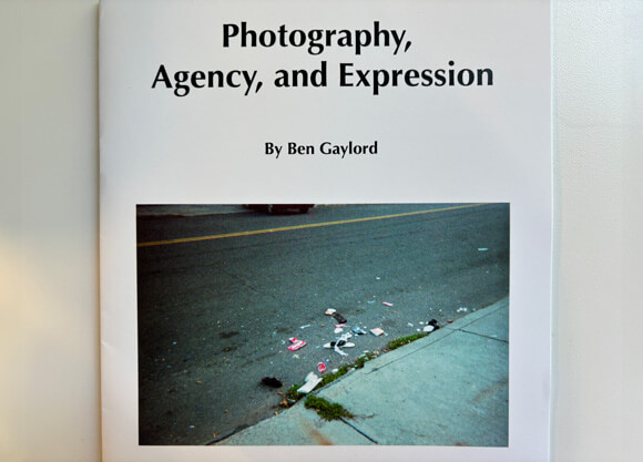 Photo of the cover of the booklet titled "Photography, Agency and Expression"